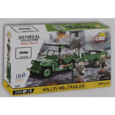 Jeep Willys MB s přívěsem