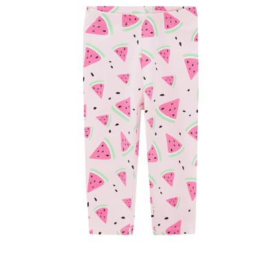 Legíny s melouny -růžové - 92 FLUO PINK