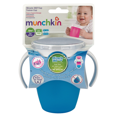 Munchkin - Juniorský netekoucí hrneček 360°s oušky 207 ml-mo