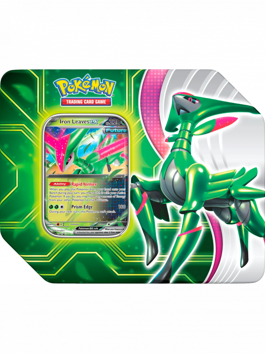 Nintendo Pokémon TCG: Paradox Clash Tin Varianta: Iron Leaves