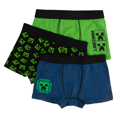 Boxerky Minecraft 3 ks -mix - 158_164 MIX