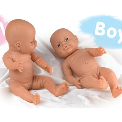 Dolls World - Panenka koupací holčička 41 cm