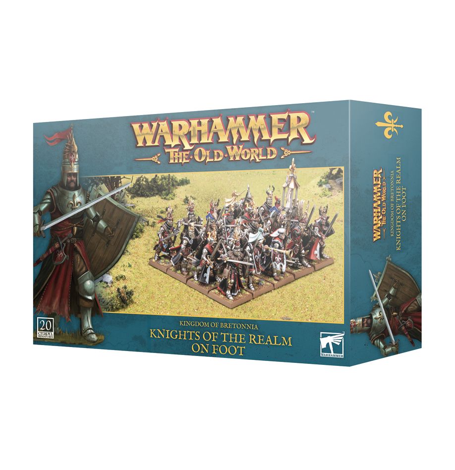 Games Workshop Kingdom of Bretonnia: Knights of the Realm on Foot (Warhammer: The Old World)