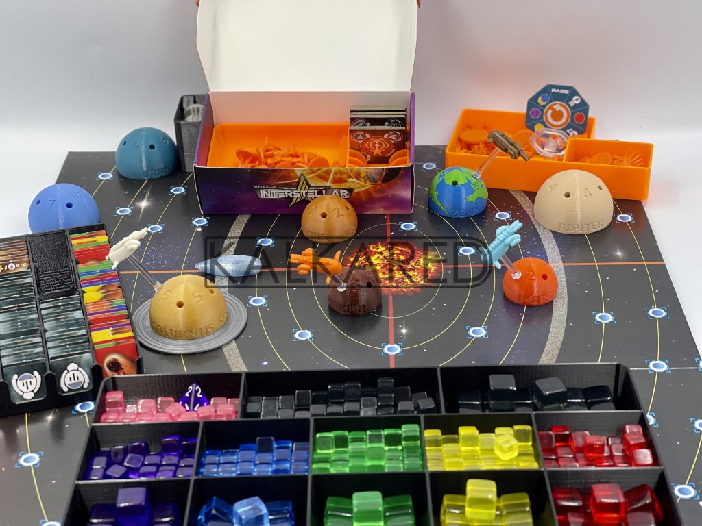 Kalkared Vesmírná loď Interstellar Insert (89860) Varianta: Naše planety