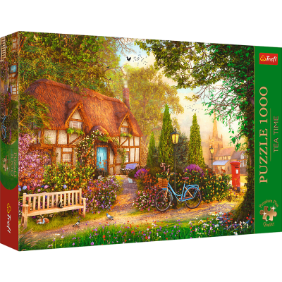 Puzzle Doškové chaloupky 1000 dílků Puzzles Premium Plus