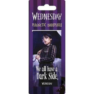 Záložka magnetická Wednesday (Dark side)