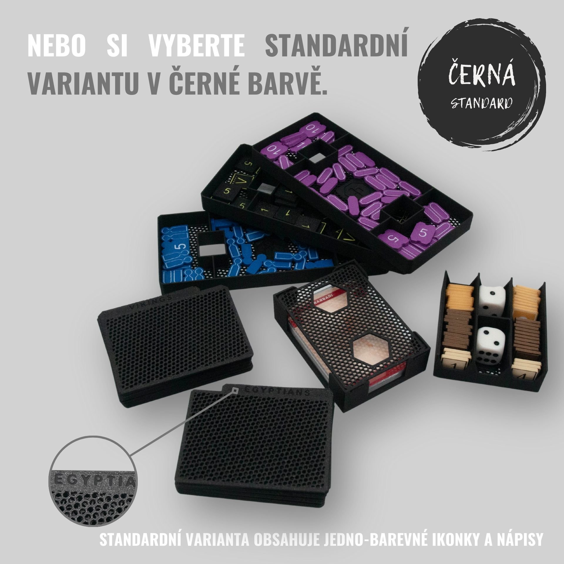 Imperium: Dějiny & Legendy - insert do deskové hry Barva: Černá Insert do deskové hry - Neobsahuje hru!