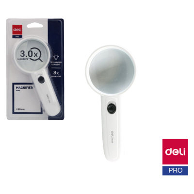 Lupa 65mm LED Deli E9098