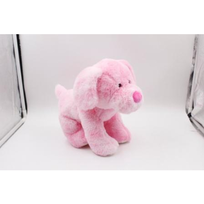 Plyšové zvířátko Růžový pejsek 30 cm