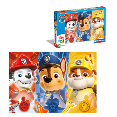 Puzzle 104 dílků Tlapková Patrola