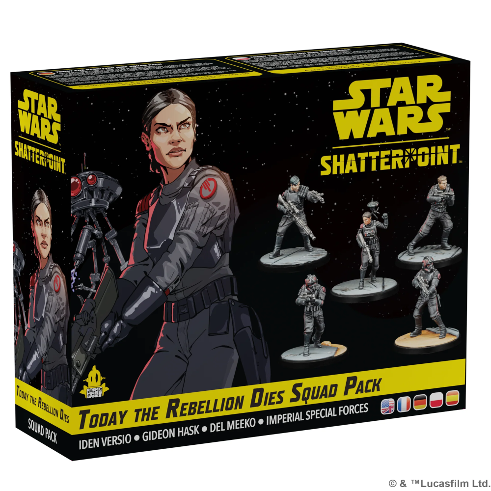 Atomic Mass Games Star Wars: Shatterpoint - Today The Rebellion Dies Squad Pack - EN/FR/DE/PL/ES