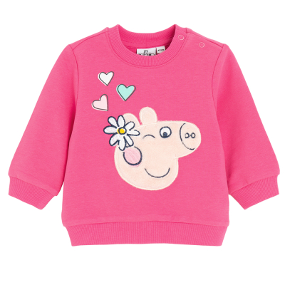COOL CLUB Dívčí mikina Prasátko Peppa růžová 86