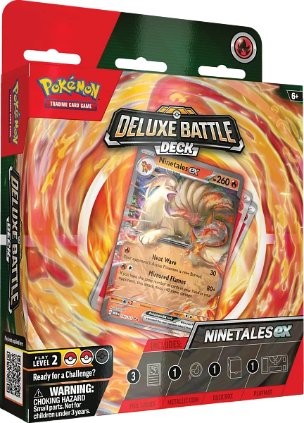 Nintendo Pokémon TCG: Deluxe Battle Deck - Ninetales ex & Zapdos ex Varianty: Ninetales ex