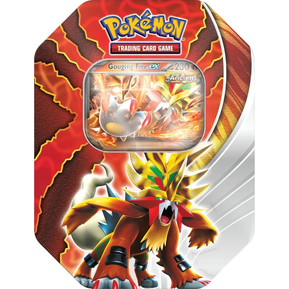 Nintendo Pokémon TCG: Paradox Destinies Tin Varianty: Gouging Fire ex