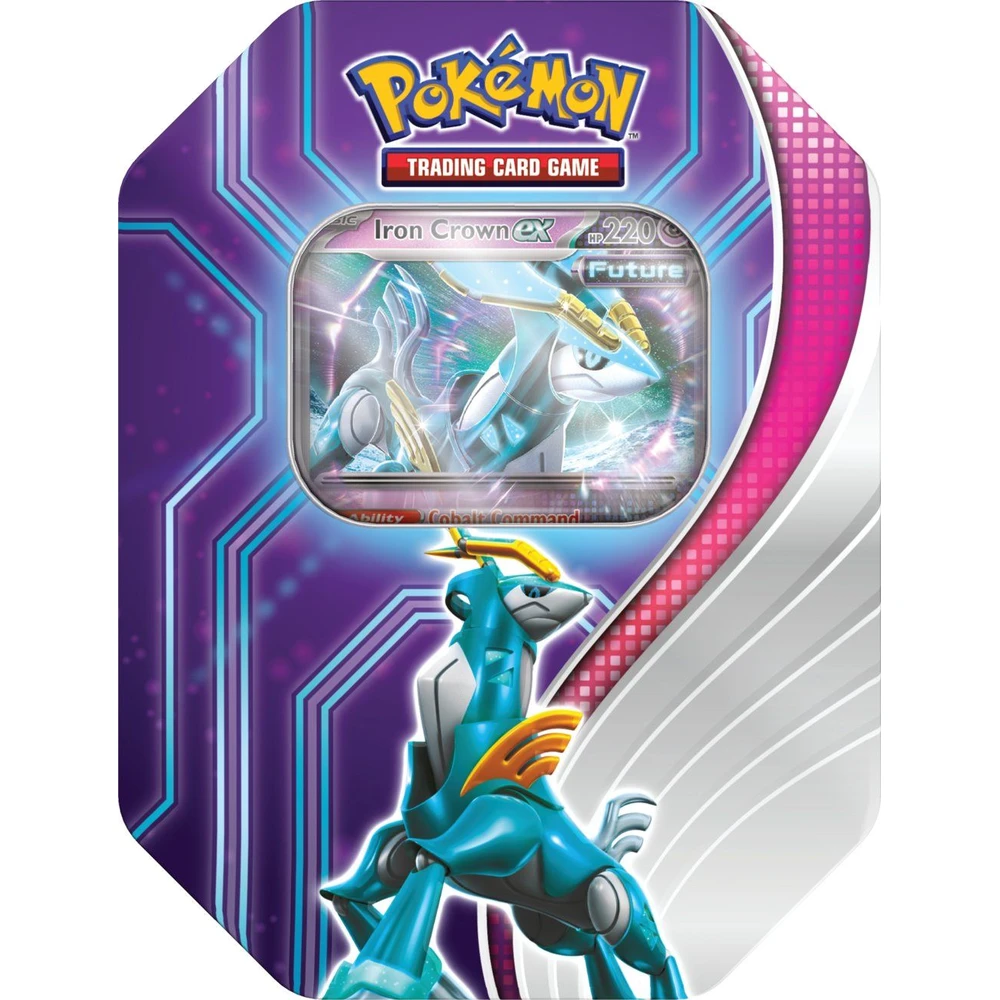 Nintendo Pokémon TCG: Paradox Destinies Tin Varianty: Iron Crown ex