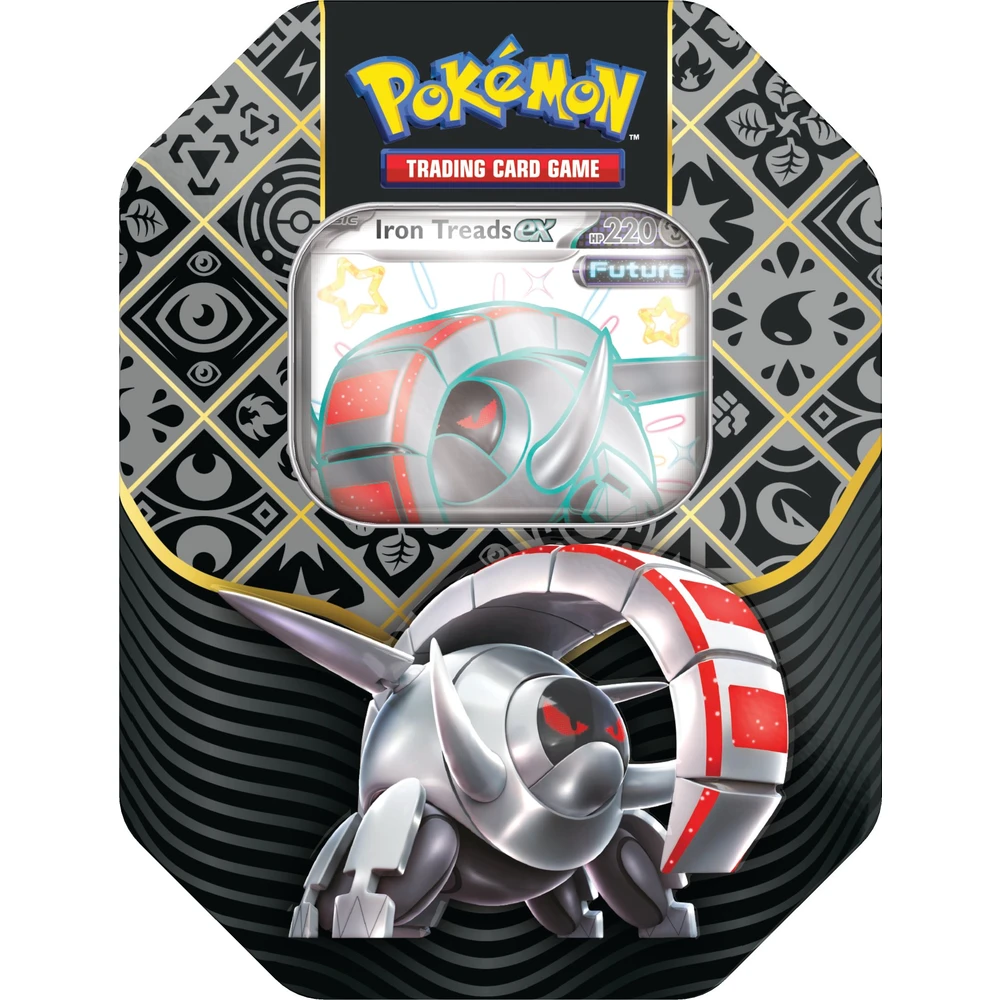 Nintendo Pokemon TCG: Scarlet and Violet 4.5 Paldean Fates Tin Varianty: Iron Treads ex