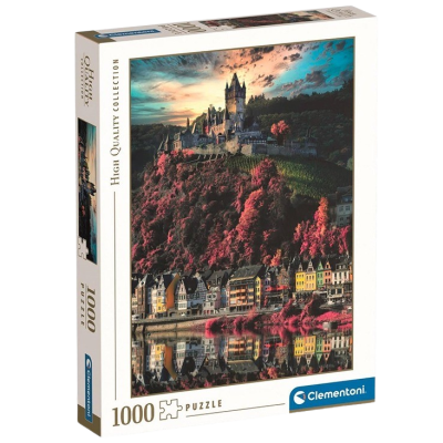Clementoni - Puzzle 1000 Hrad Cochem