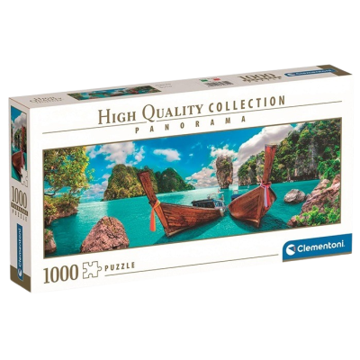 Clementoni - Puzzle 1000 Panoramatické puzzle Zátoka na ostrově Phuket