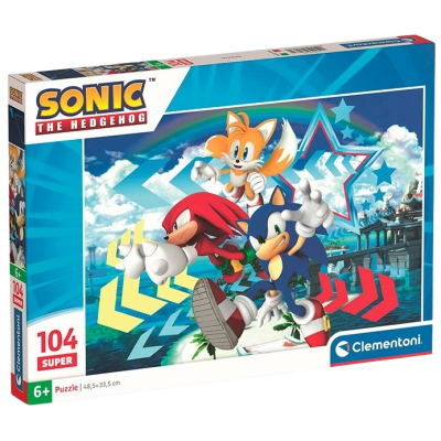 Clementoni - Puzzle 104 Sonic