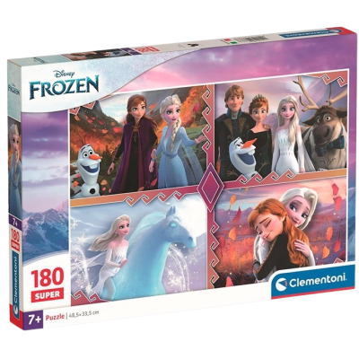 Clementoni - Puzzle 180 SUPER Ledové Království