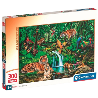 Clementoni - Puzzle 300 Útočiště v džungli