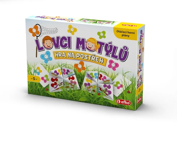 Efko Lovci motýlů - dětská postřehová hra