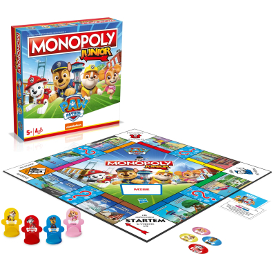 MONOPOLY Junior Tlapková patrola CZ/SK