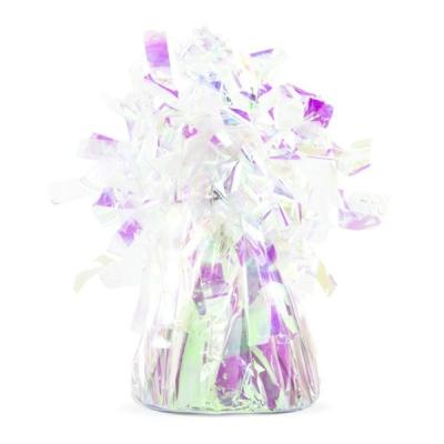 Těžítko na balónky Iridescent 1 ks - výška cca 7 cm