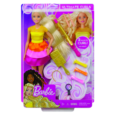 Barbie panenka s vlnitými vlasy