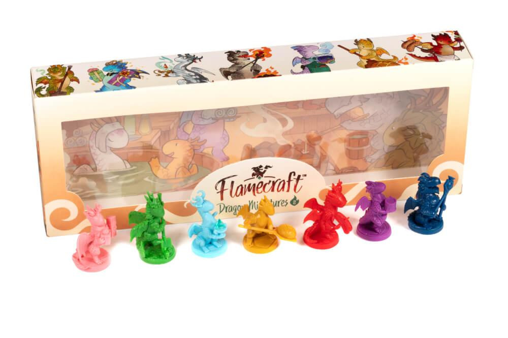 Lucky Duck Games Flamecraft: Artisan Dragon Miniatures