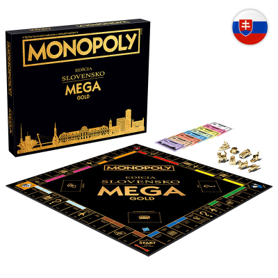 MONOPOLY Edice Mega Gold Slovakia SK