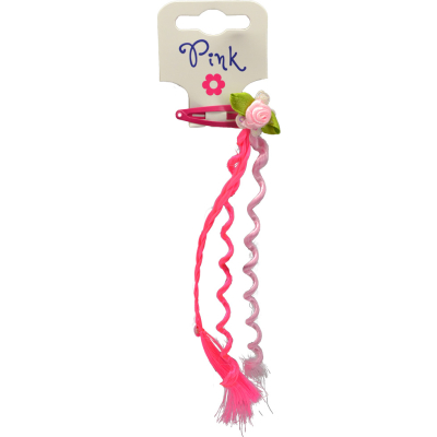 PINK - Sada vlasových příčesků KYTKA