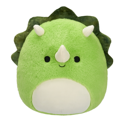 Plyšový mazlíček Squishmallows Fuzzamallows Triceratops - Tristan