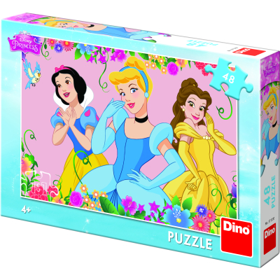 Puzzle 48 dílků Rozkvetlé princezny