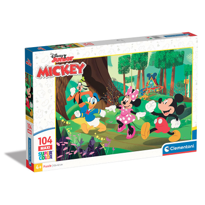 Puzzle Maxi 104 dílků Disney Mickey a kamarádi