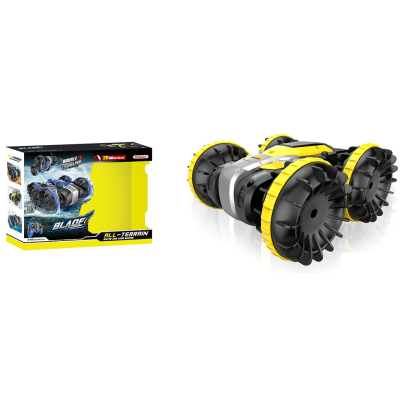 R/C 1:18 Obojživelné auto - žluté