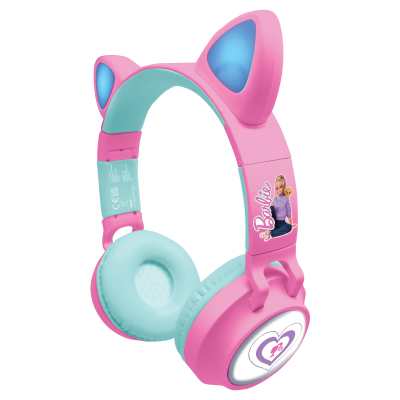 Bezdrátová sluchátka Barbie se svítícími kočičími oušky