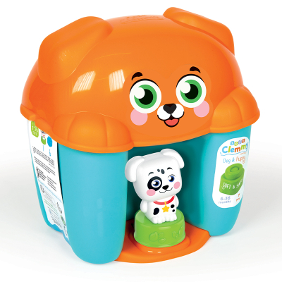 Clemmy Box s víkem Pejsek 6 kostek