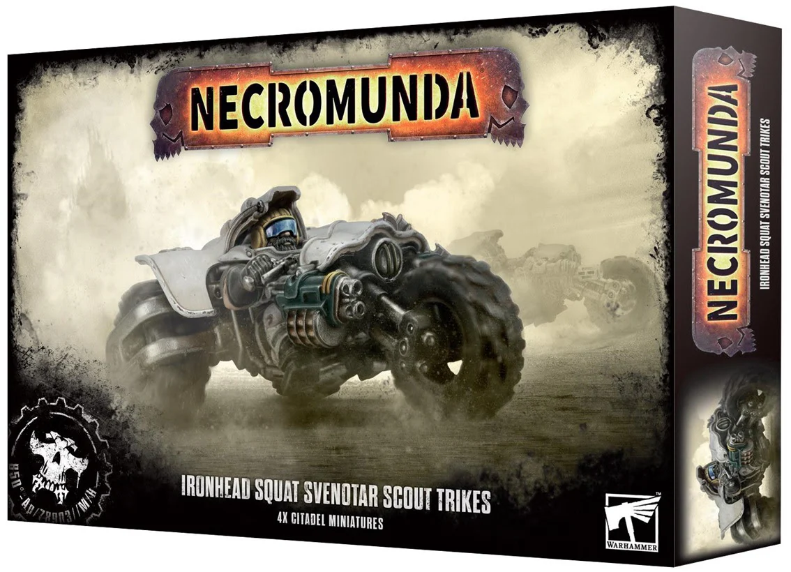 Games Workshop Necromunda: Ironhead Squat Svenotar Scout Trikes
