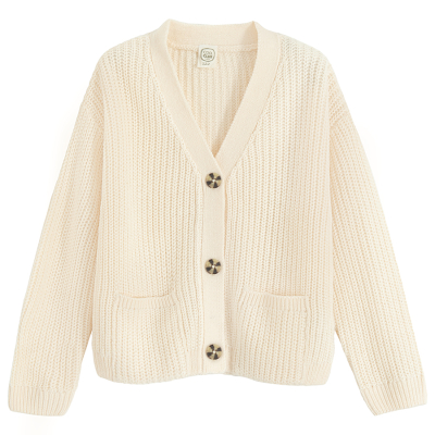Kardigan- krémový - 128 BEIGE MELANGE