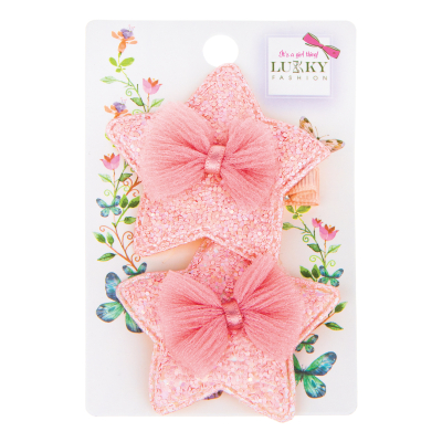 Lukky Fashion Set do vlasů s mašlí a flitry