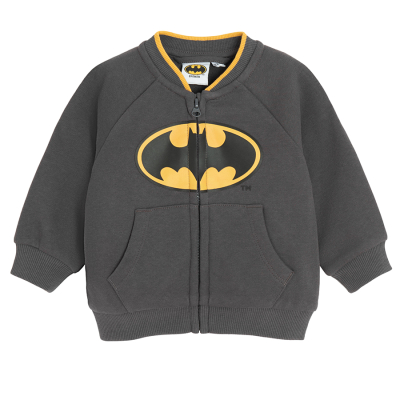 Rozepínací mikina Batman- černá - 62 GRAPHITE