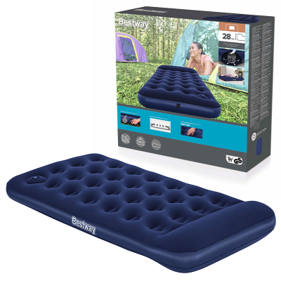 BESTWAY 67224 - Nafukovací matrace s integrovanou nožní pumpou 188 x 99 x 28 cm