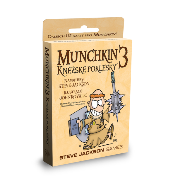 Blackfire CZ Poškozené - Munchkin 3: Kněžské poklesky