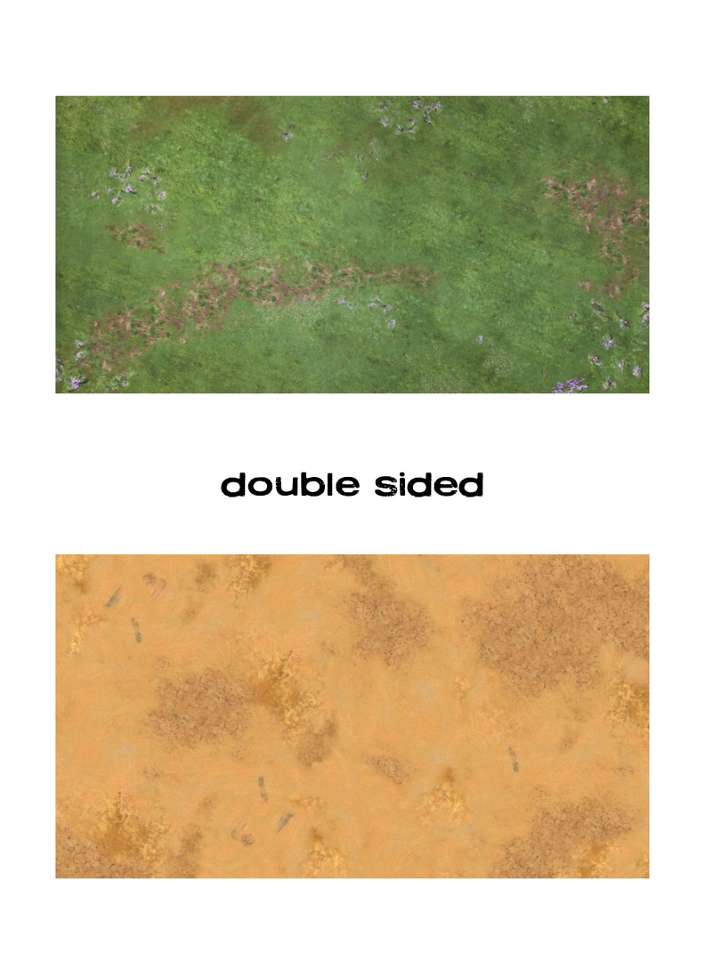Gamemat.eu Oboustranná herní podložka 6'x3' (183 x 91cm) - různé motivy Varianta: Highlands and Sands of Time (+brašna zdarma)