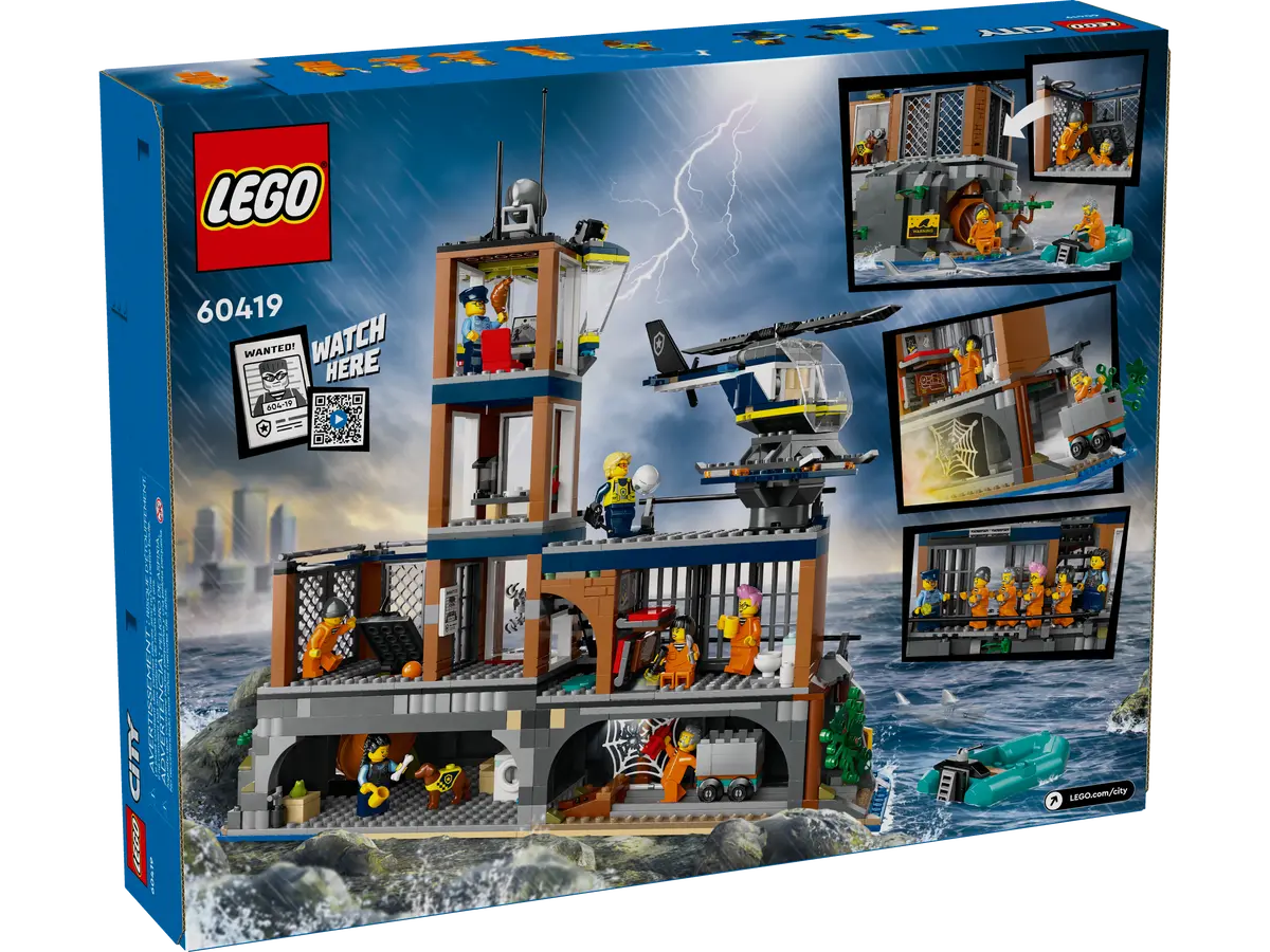LEGO LEGO® City Policie a vězení na ostrově 60419