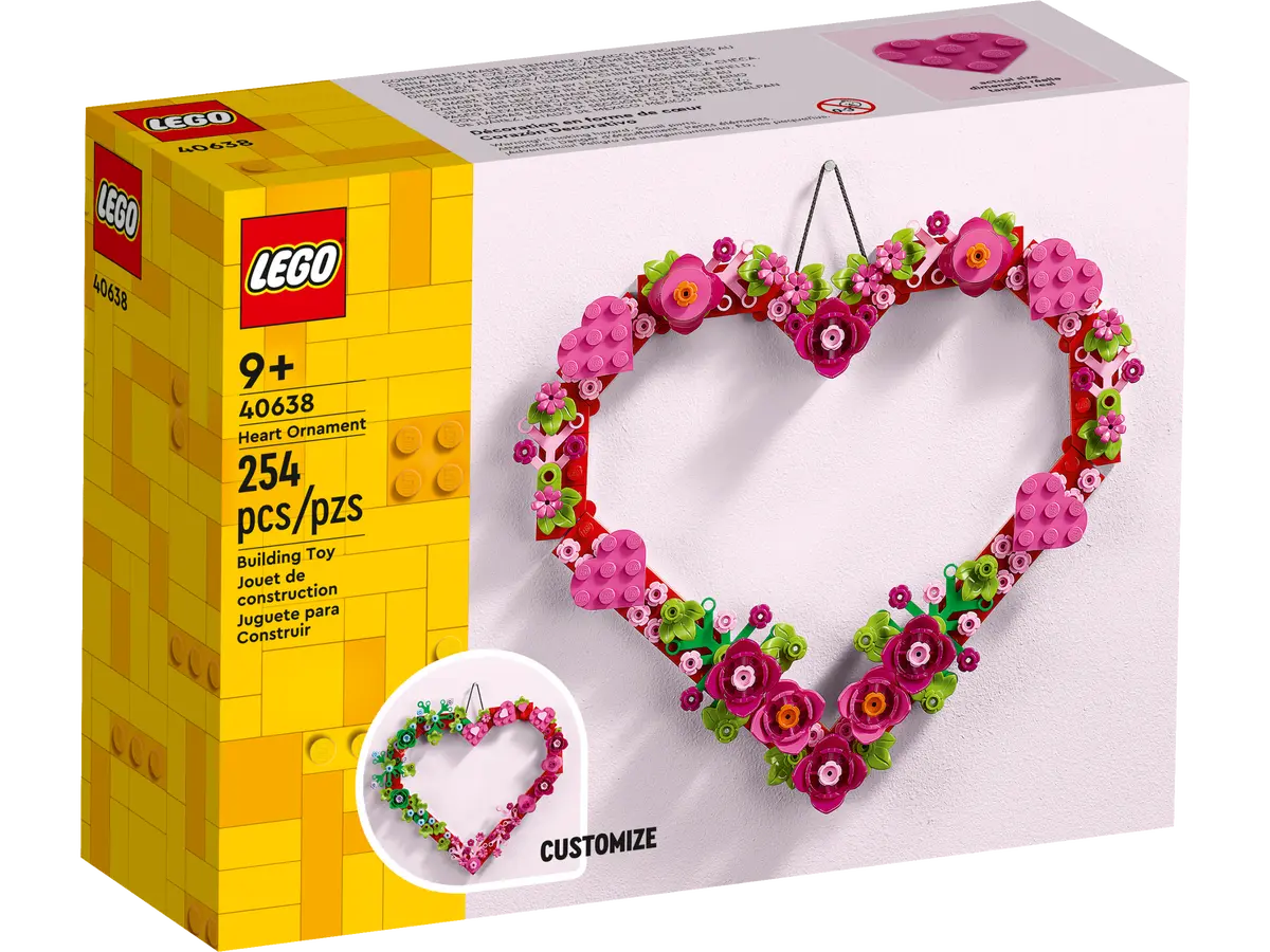 LEGO LEGO® Iconic Ozdoba ve tvaru srdce 40638