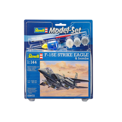 ModelSet letadlo 63972 - Model Set F-15E Strike Eagle & bomb