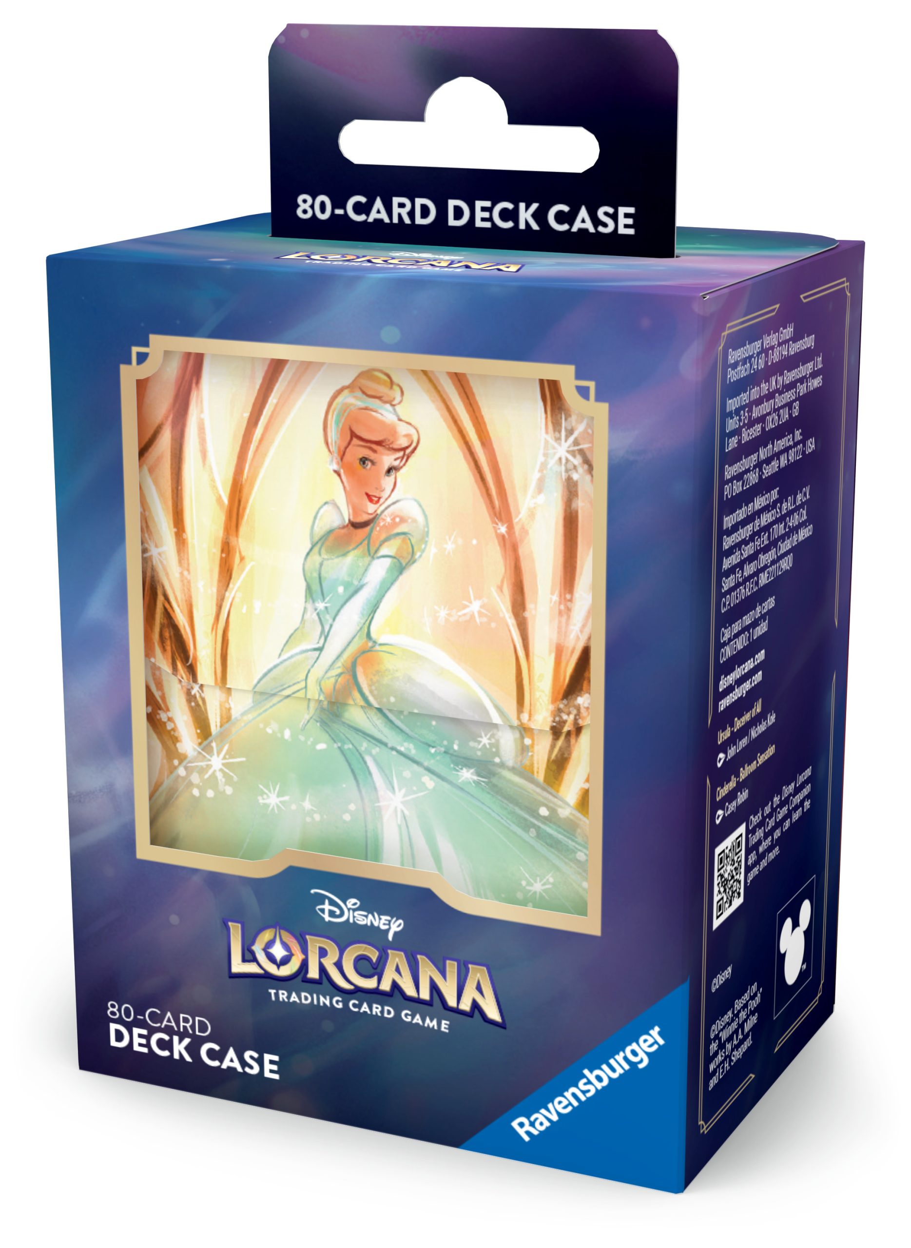 Ravensburger Disney Lorcana: Archazia's Island – Deck Box Motive A (Cinderella)