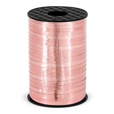 Stuha vázací 5 mm x 225 m Rose Gold